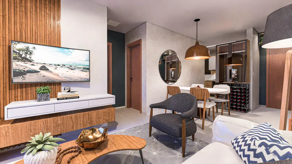 Santiago Living — Estar e jantar